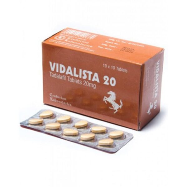 Vidalista 20mg 25 strip / 250 tab